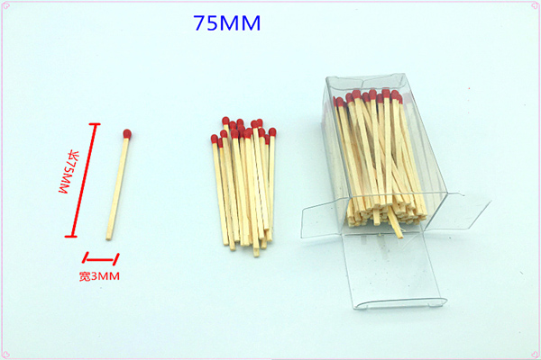 3 Inch 75mm Match Bulk Matchsticks