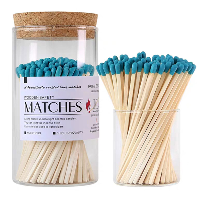 Colorful Long Match in Jar;